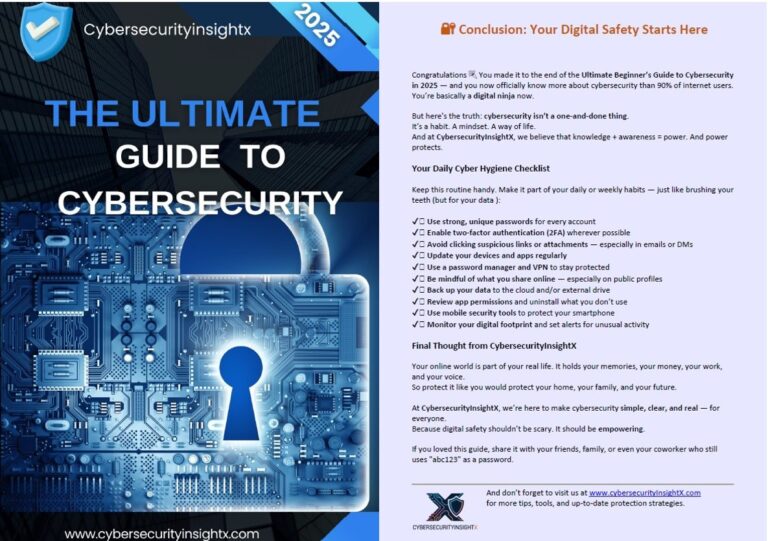 Cover image of The Ultimate Beginner’s (Free Cybersecurity Guide for 2025)