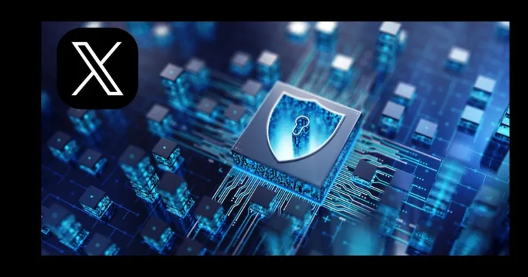 Twitter security visual showing digital protection on X