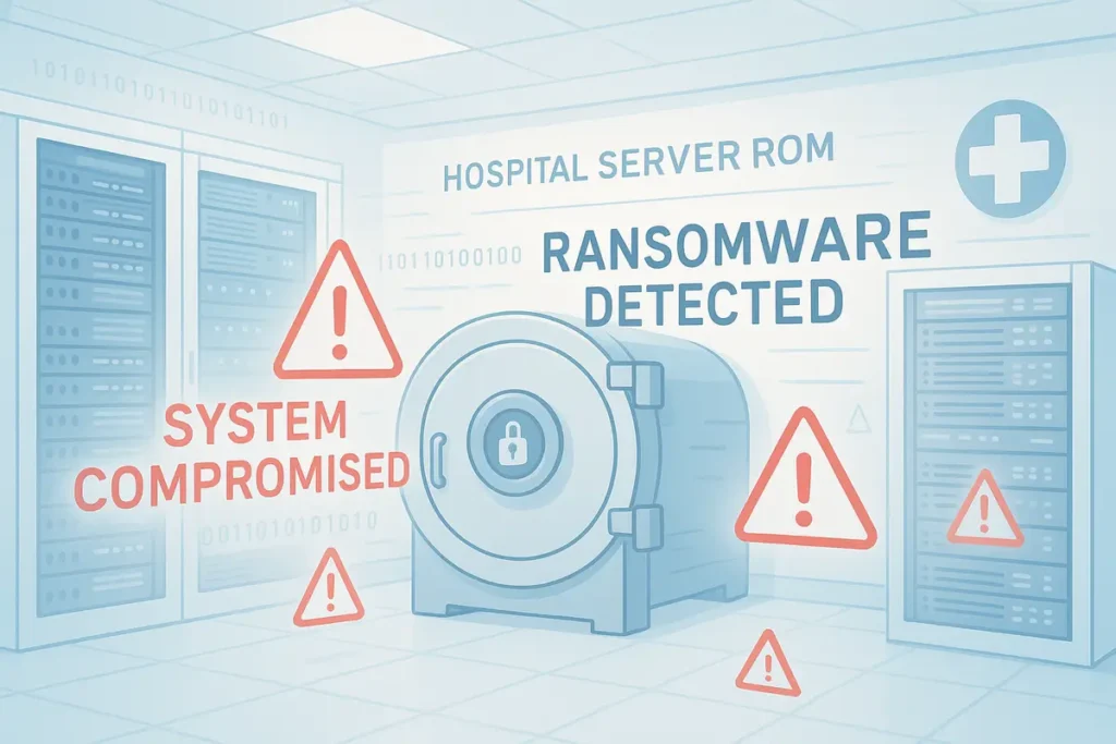 Real-Life Cyber Attack on a Hospital System in 2025